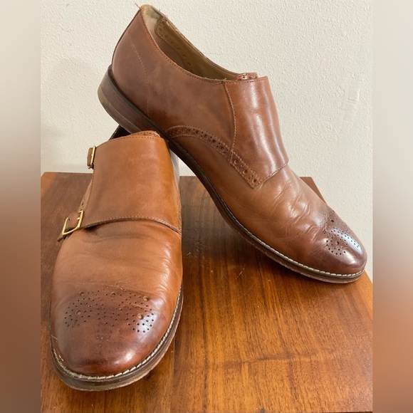 Cole Haan Other - Cole Haan Warner Grand Monk Men's Sz 11.5M Brown Leather Double Monk Dress Shoe